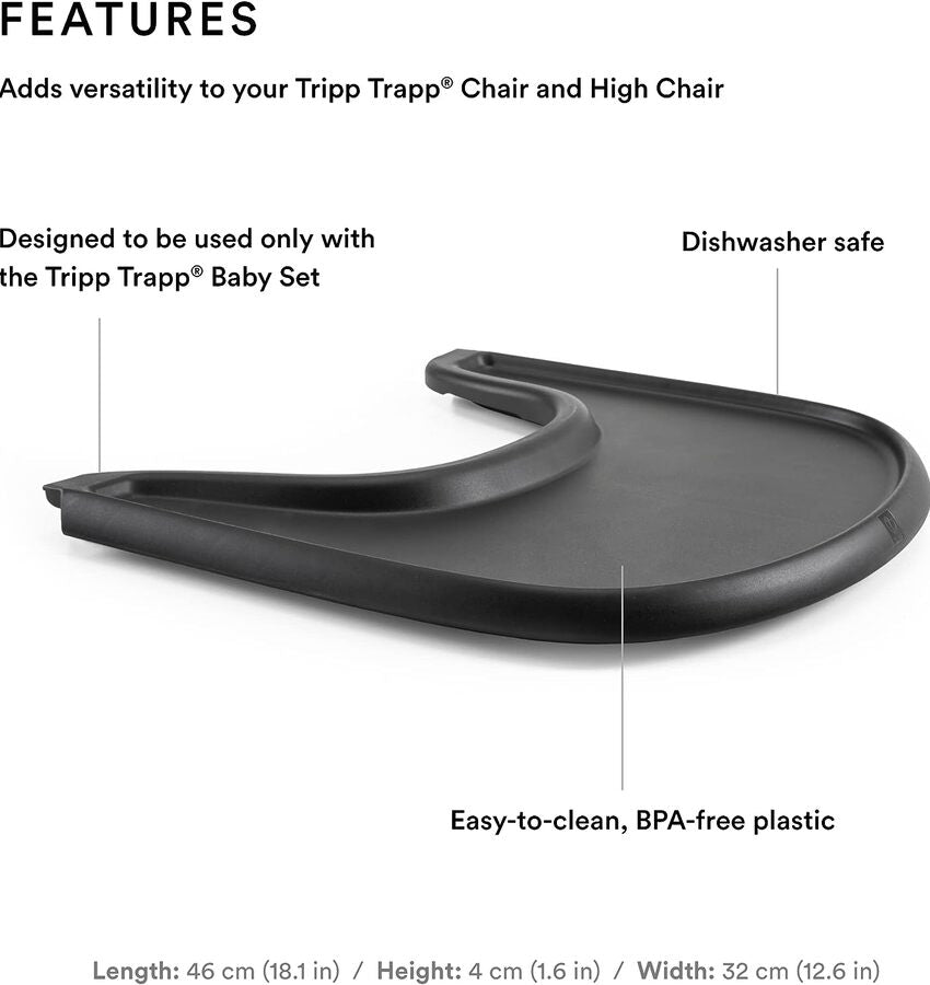 Stokke Tripp Trapp Tray Black