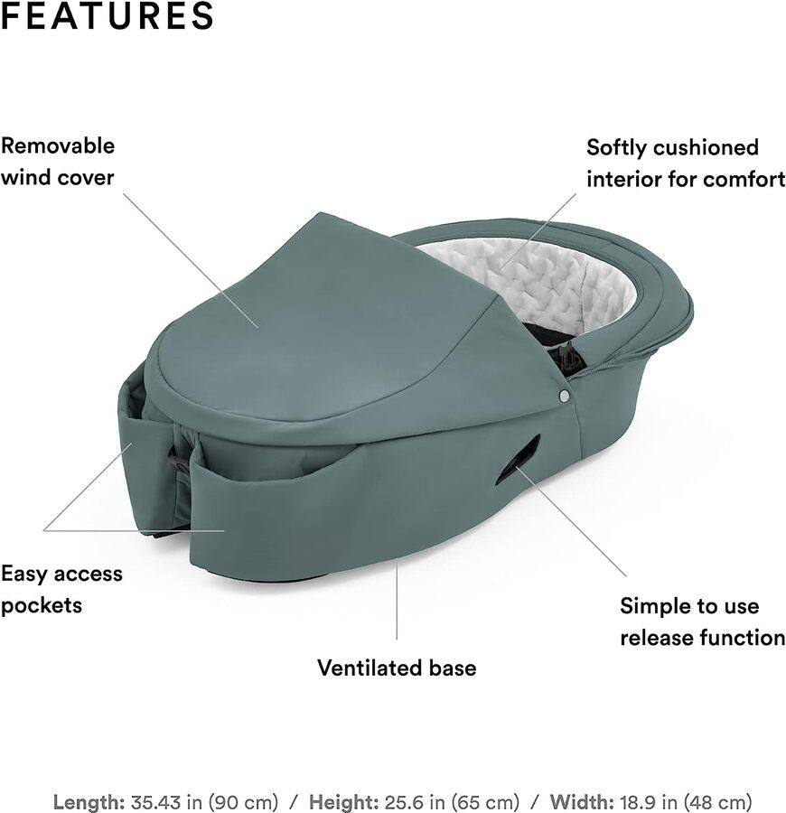 Stokke Xplory X Carry Cot Cool Teal