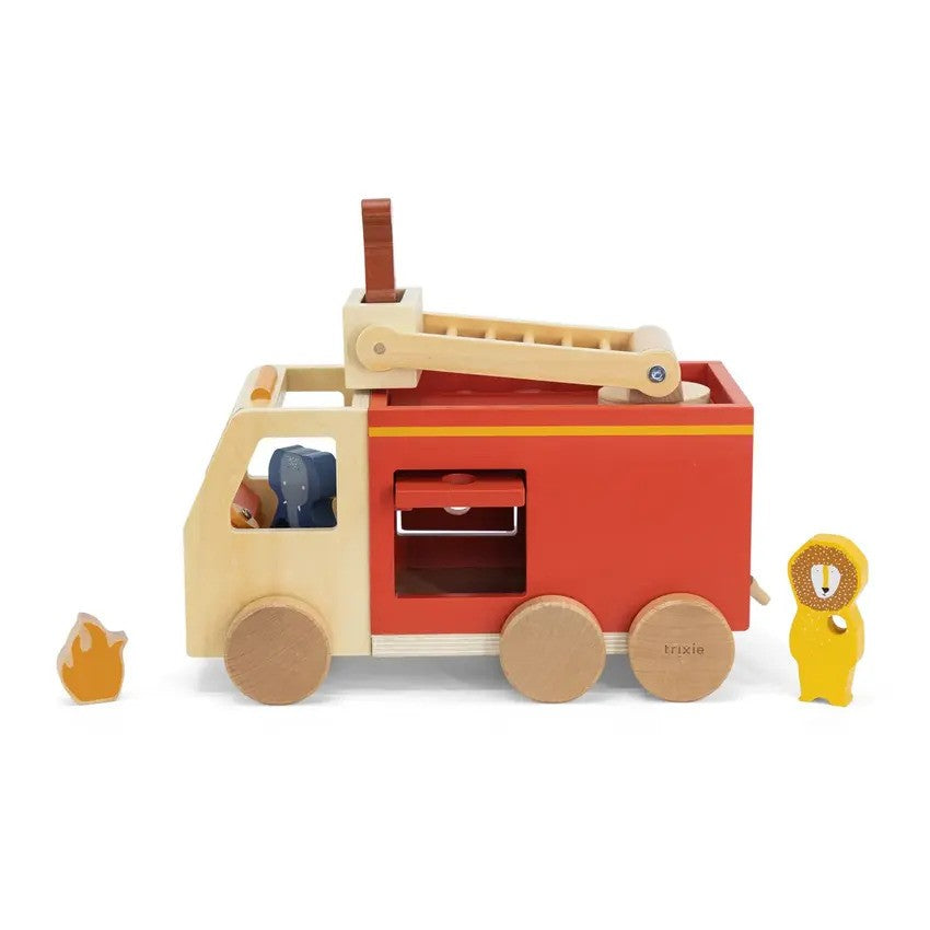 Trixie Wooden Fire Truck