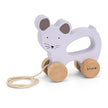 Trixie Wooden Pull Along Toy Mrs. Mouse