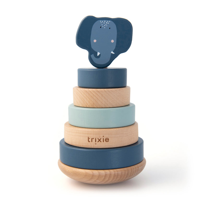 Trixie Wooden Stacking Toy Mrs. Elephant