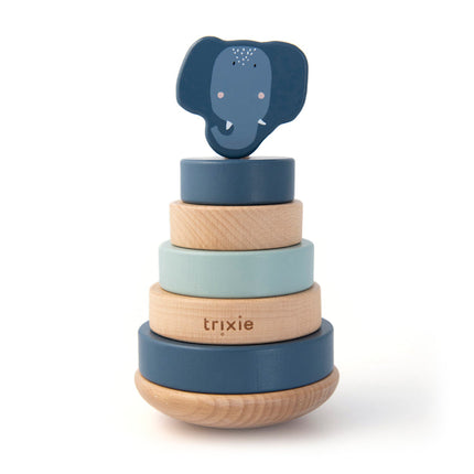 Trixie Wooden Stacking Toy Mrs. Elephant