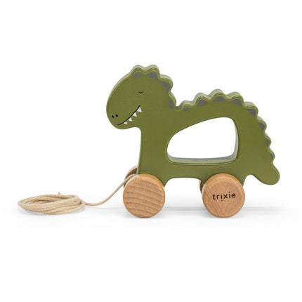 Trixie Wooden Pull Along Toy Mr. Dino