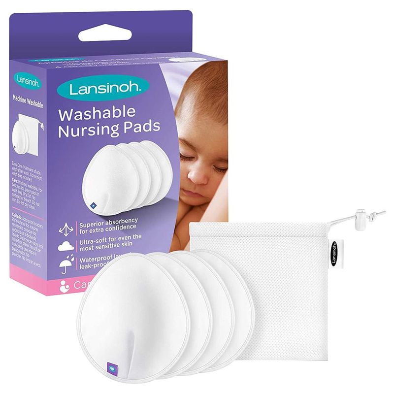 Lansinoh Washable Nursing Pads 4's